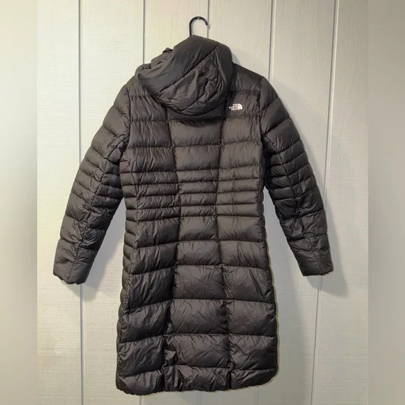The North Face Women's Long Black Puffer Jacket - Picture 2 of 3